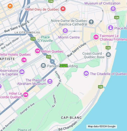 google maps québec