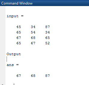 maximum function matlab