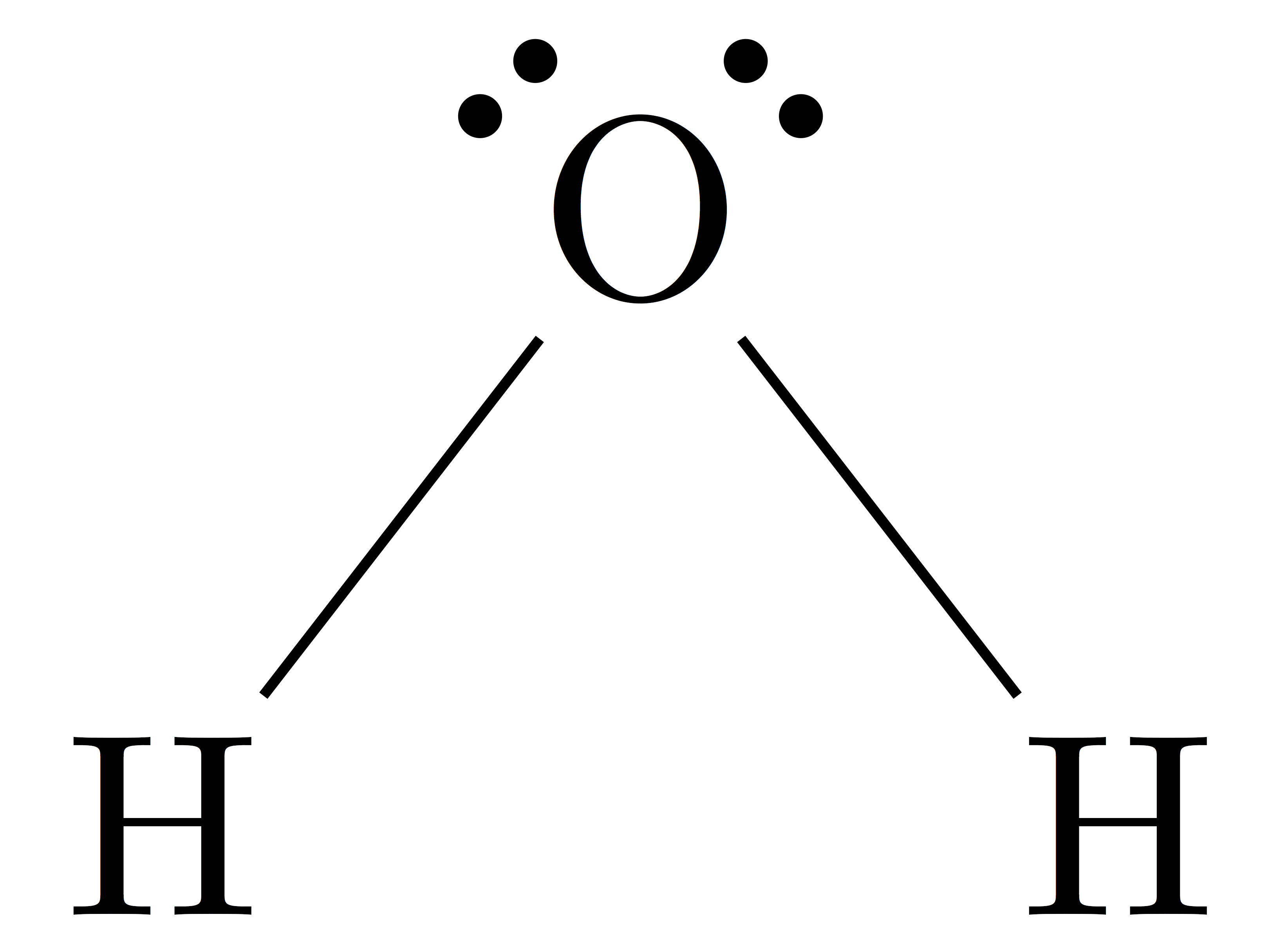 lewis diagram for h2o