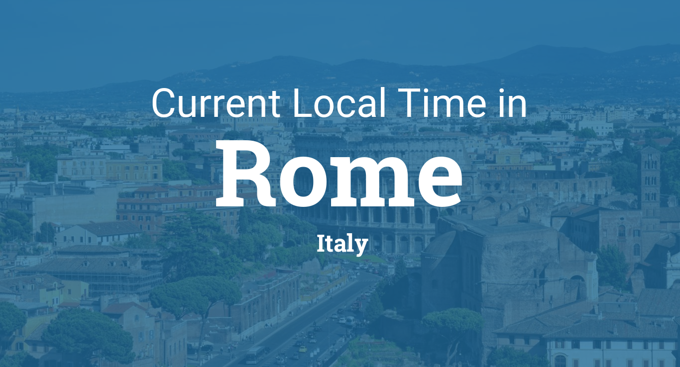 time zone in rome