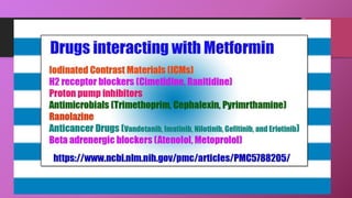 metformin drug interactions