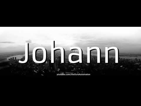 johan pronunciation