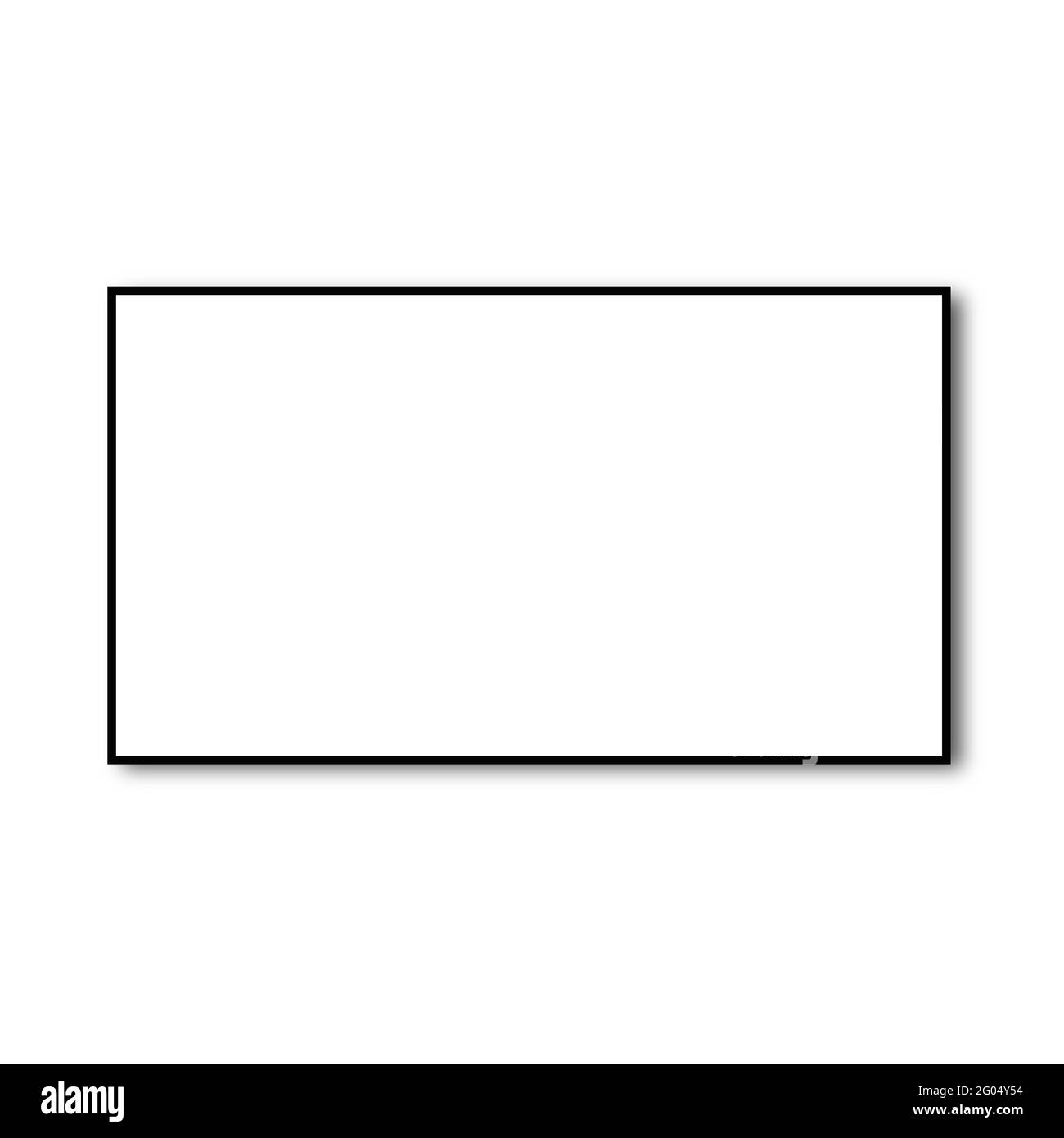 rectangle clipart black and white