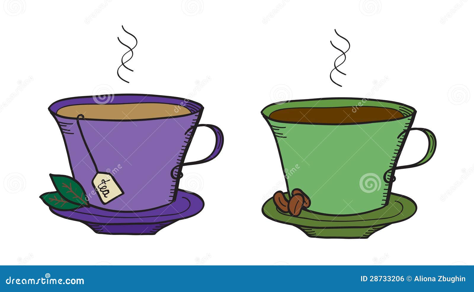 tea and coffee clipart