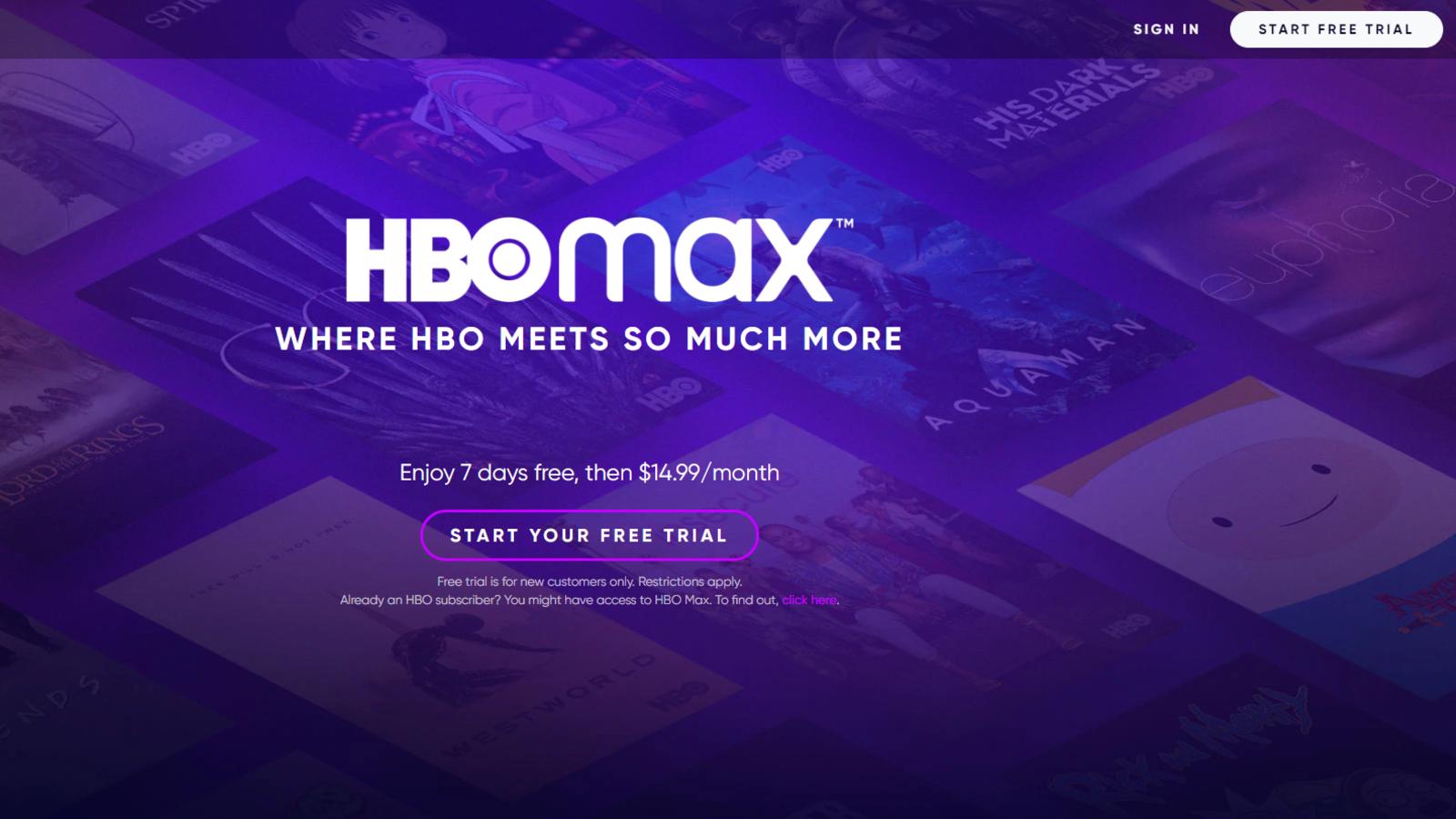 hbomax login