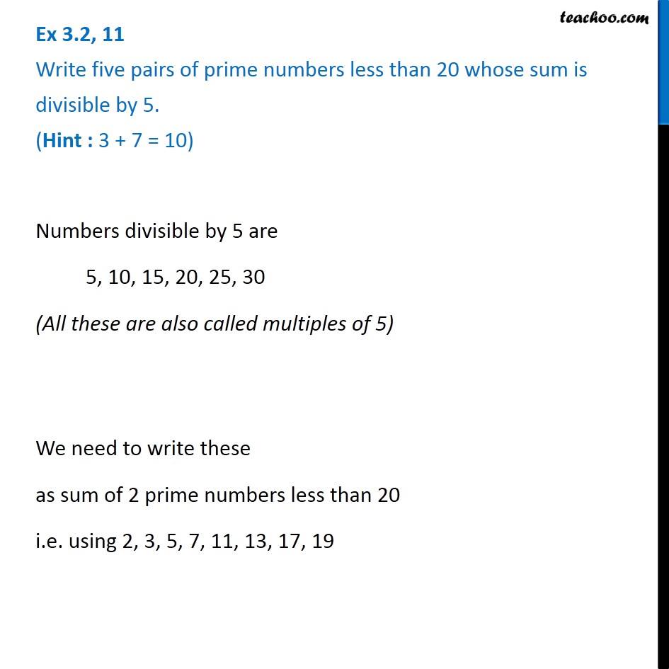 write three pairs of twin primes below 20