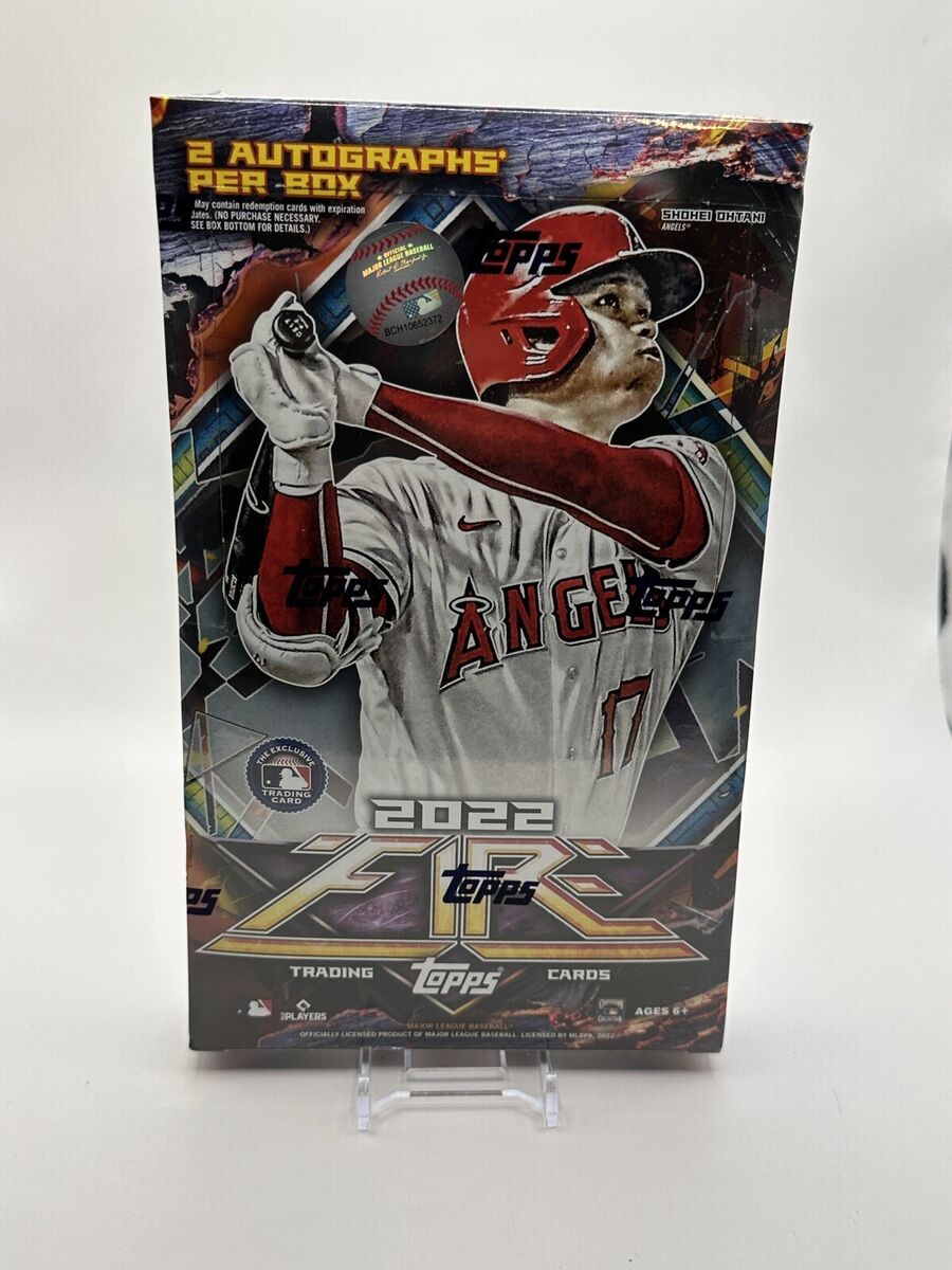 2022 topps fire hobby box