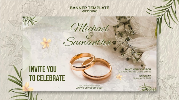 ring ceremony banner design hd