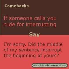 comebacks best