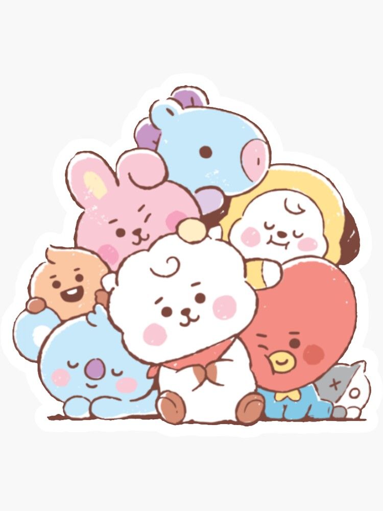 bt21 dibujos