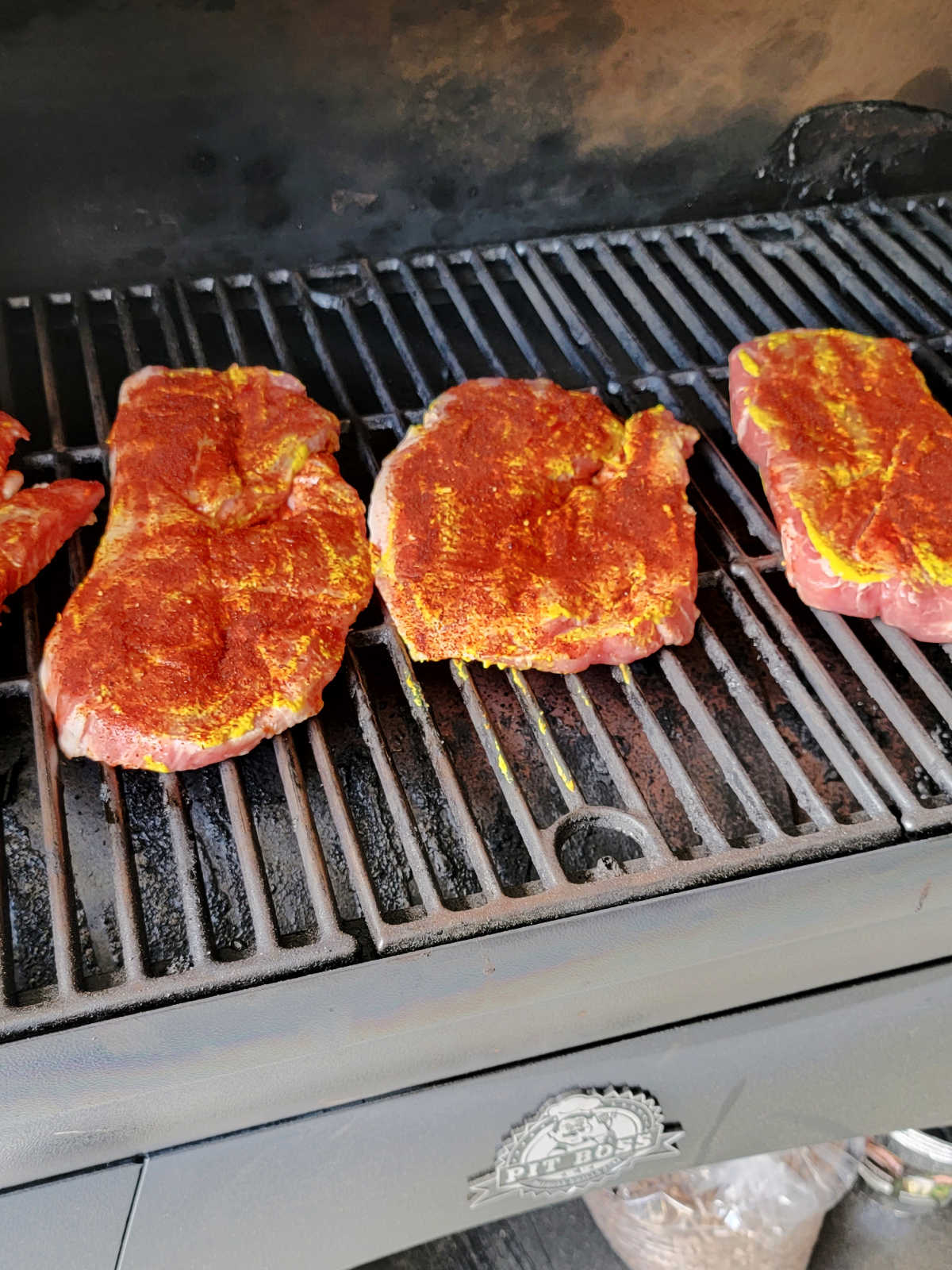 steaks on pit boss pellet smoker