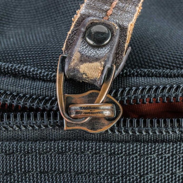 how to fix the zipper on a suitcase