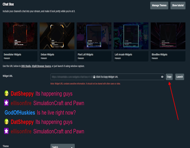 streamlabs pop out chat window