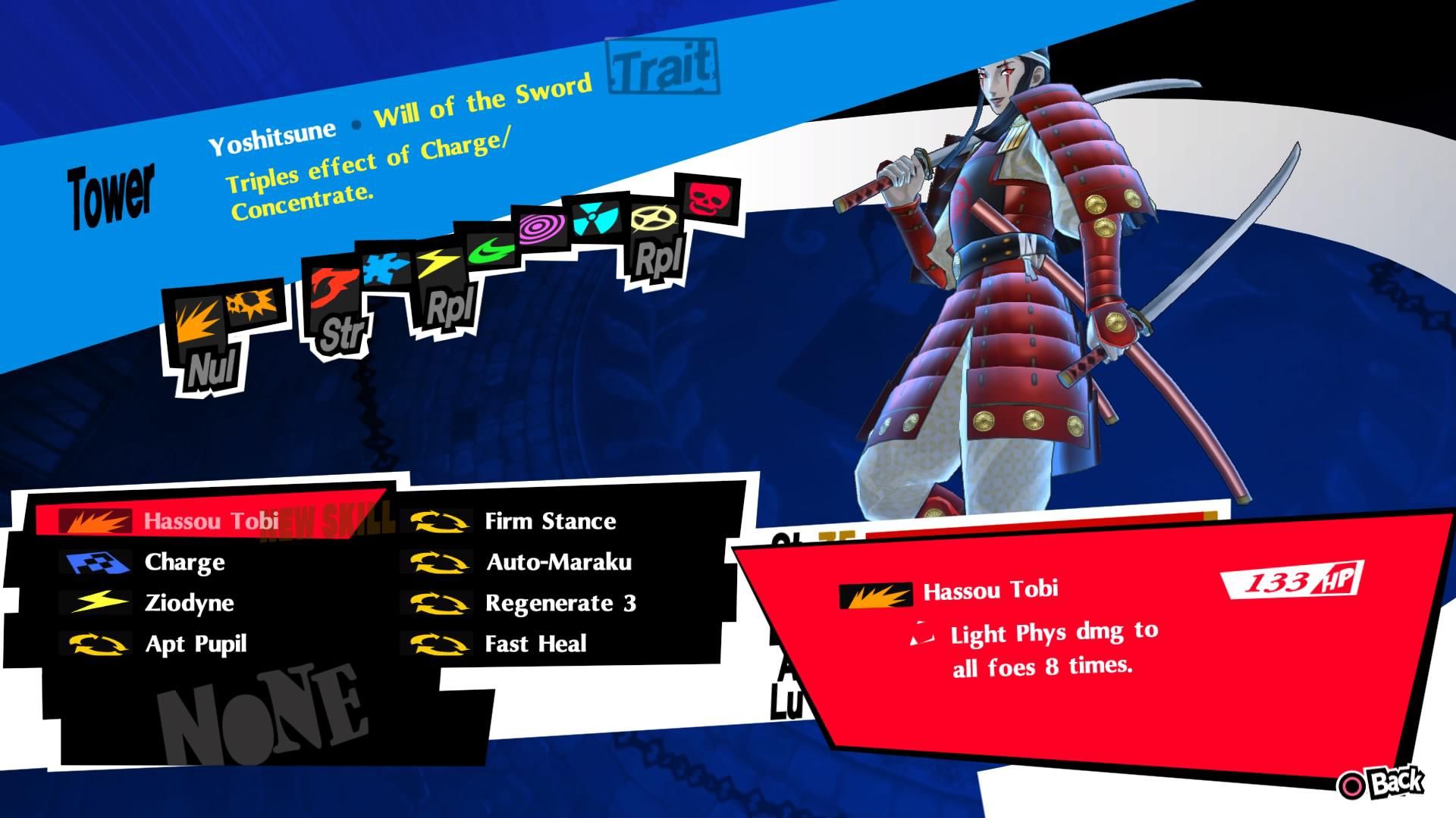 persona 5 yoshitsune fusion