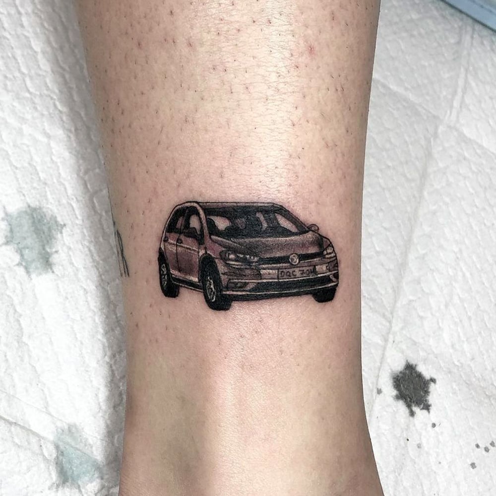 car tattoo