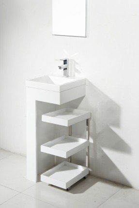 smallest pedestal sink