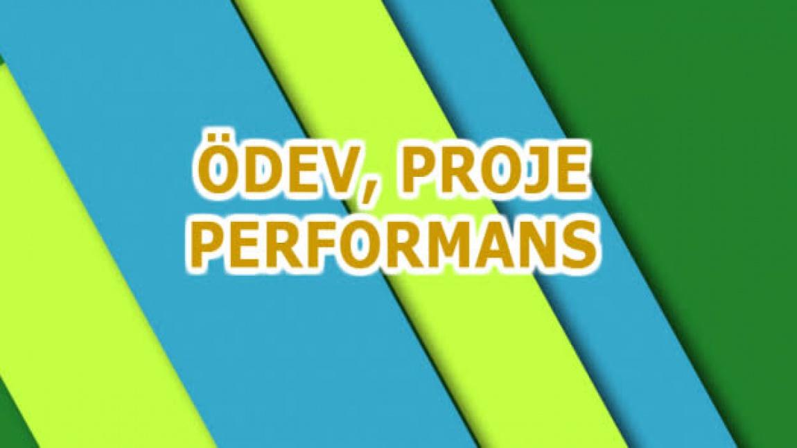 performans ödevi nasil yapılır