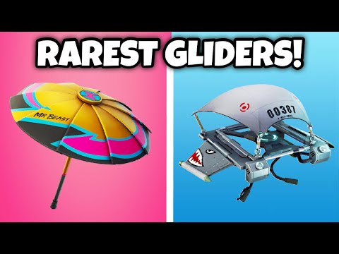 rarest gliders in fortnite