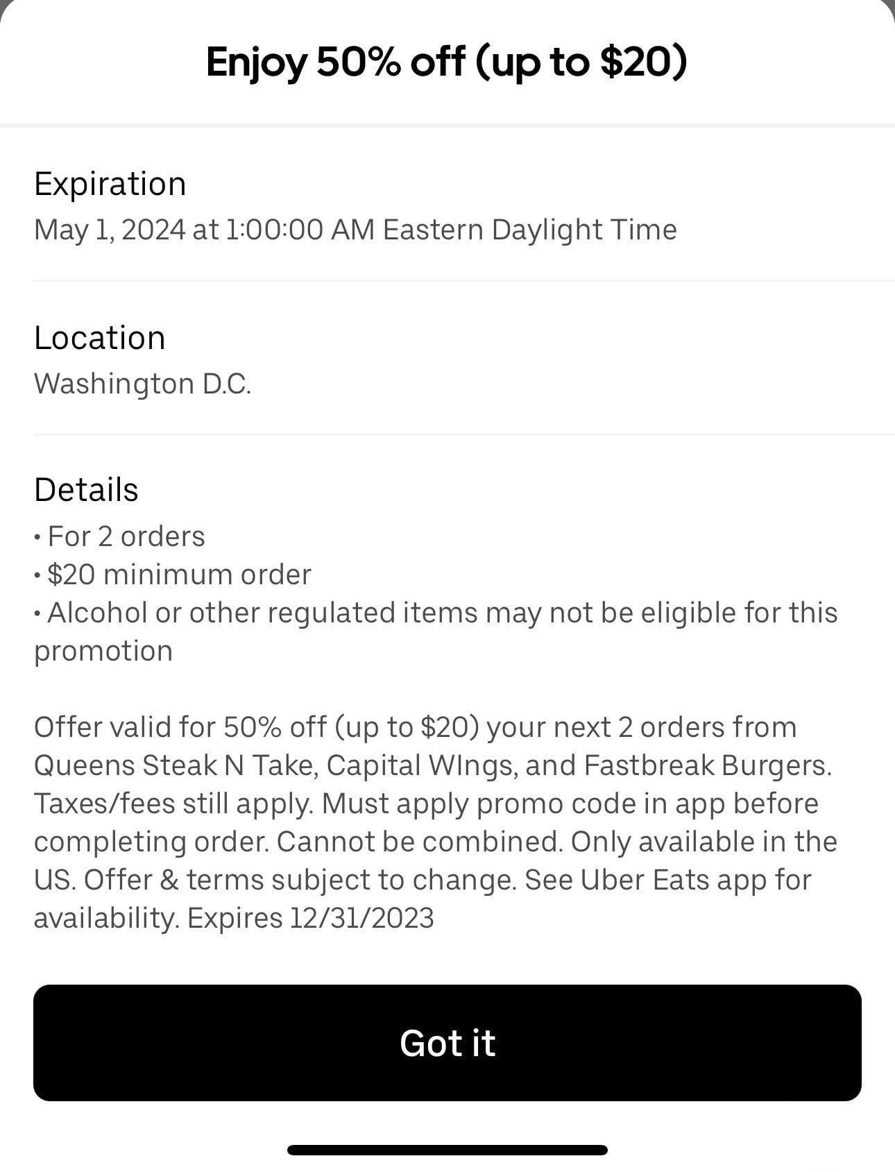 uber promo code current users