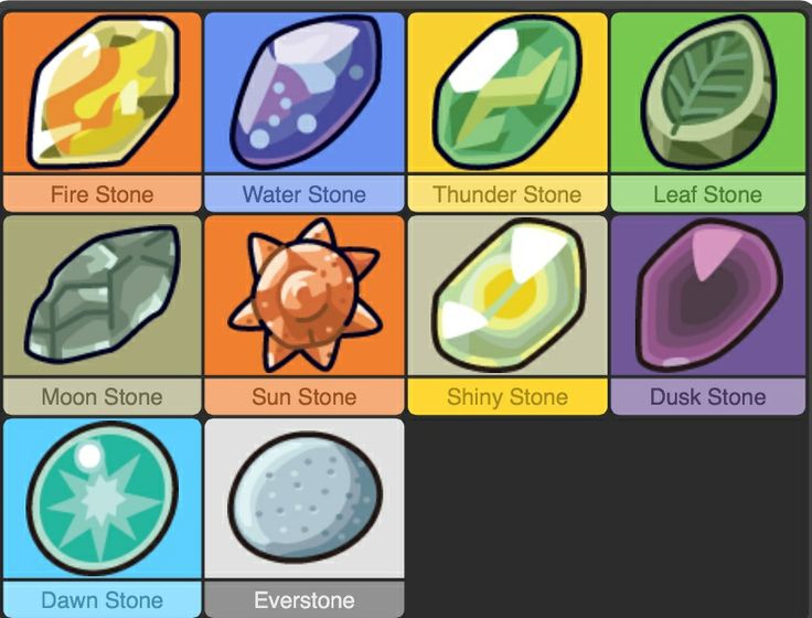 evolution stones