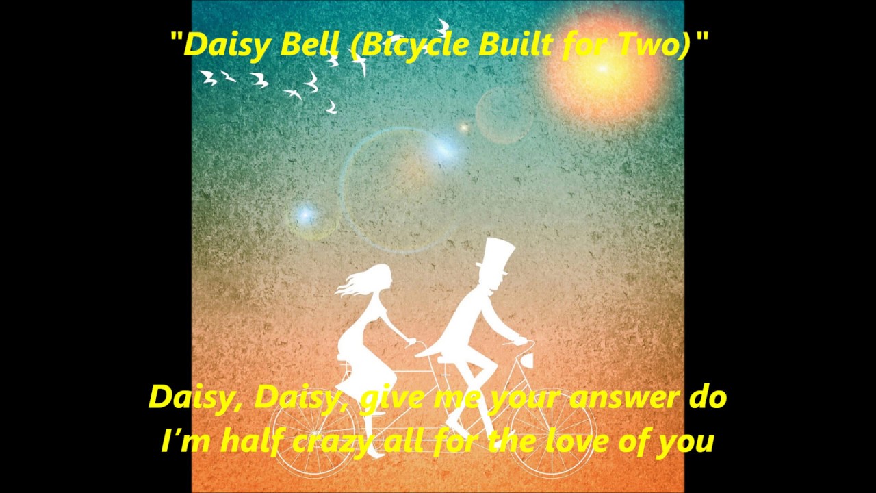 daisy daisy bicycle built for two lyrics