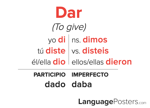 dar preterite