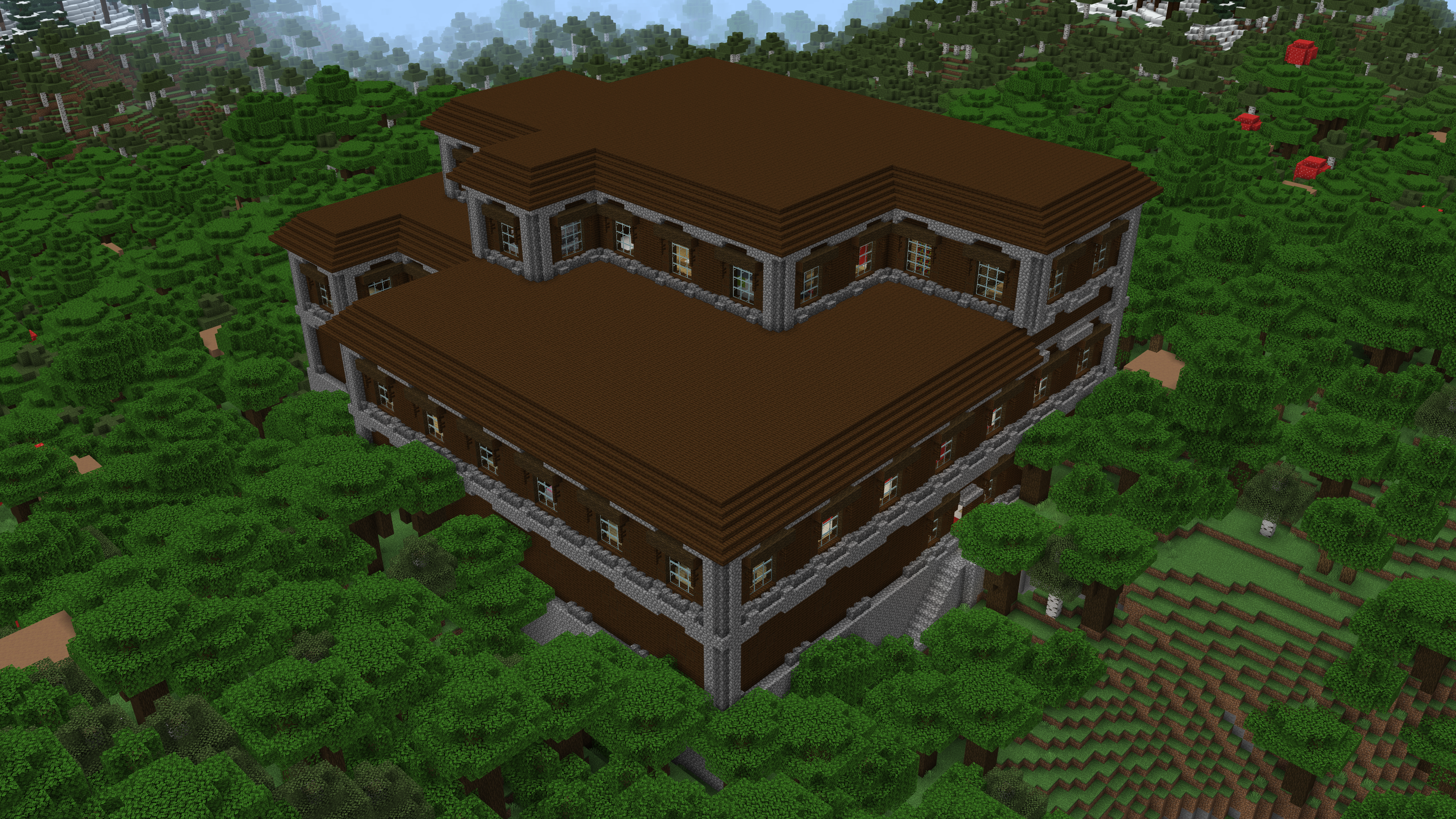 dark oak mansion minecraft