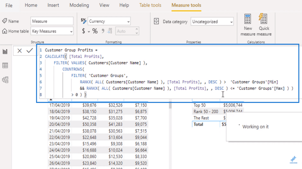 dax calculate