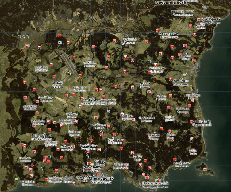 dayz cherno map