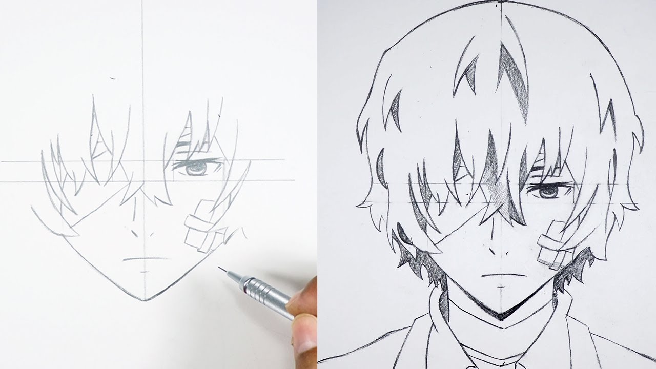 dazai drawing