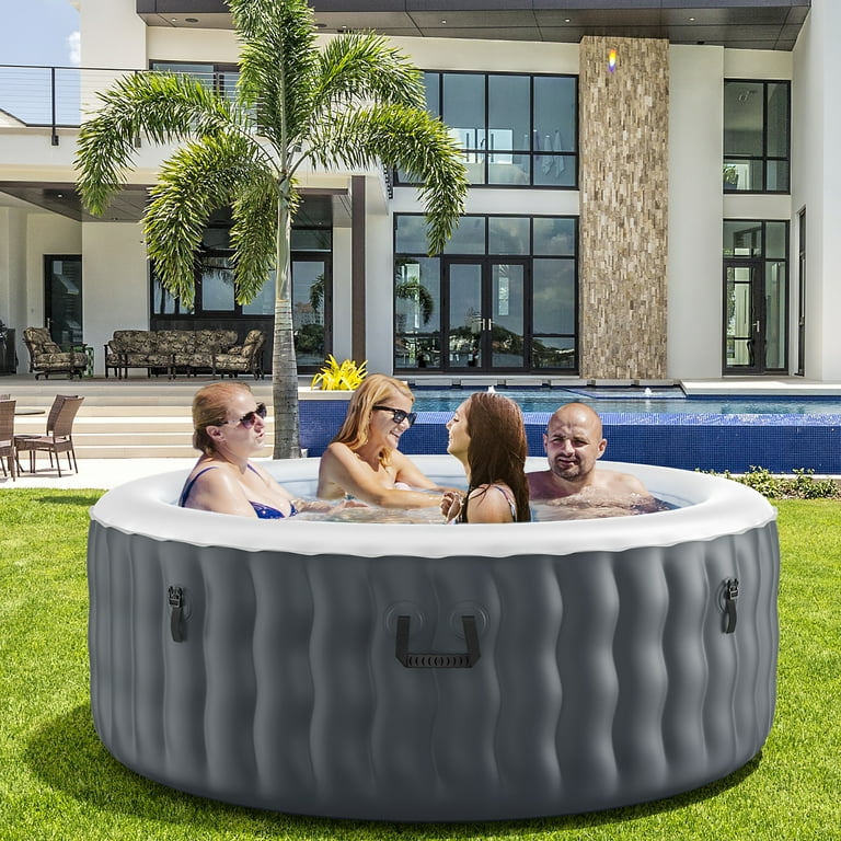 4 person inflatable hot tub