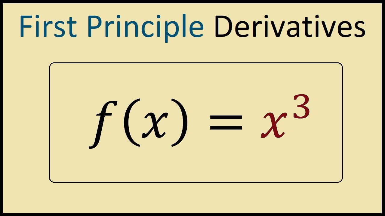 x 3 3 derivative