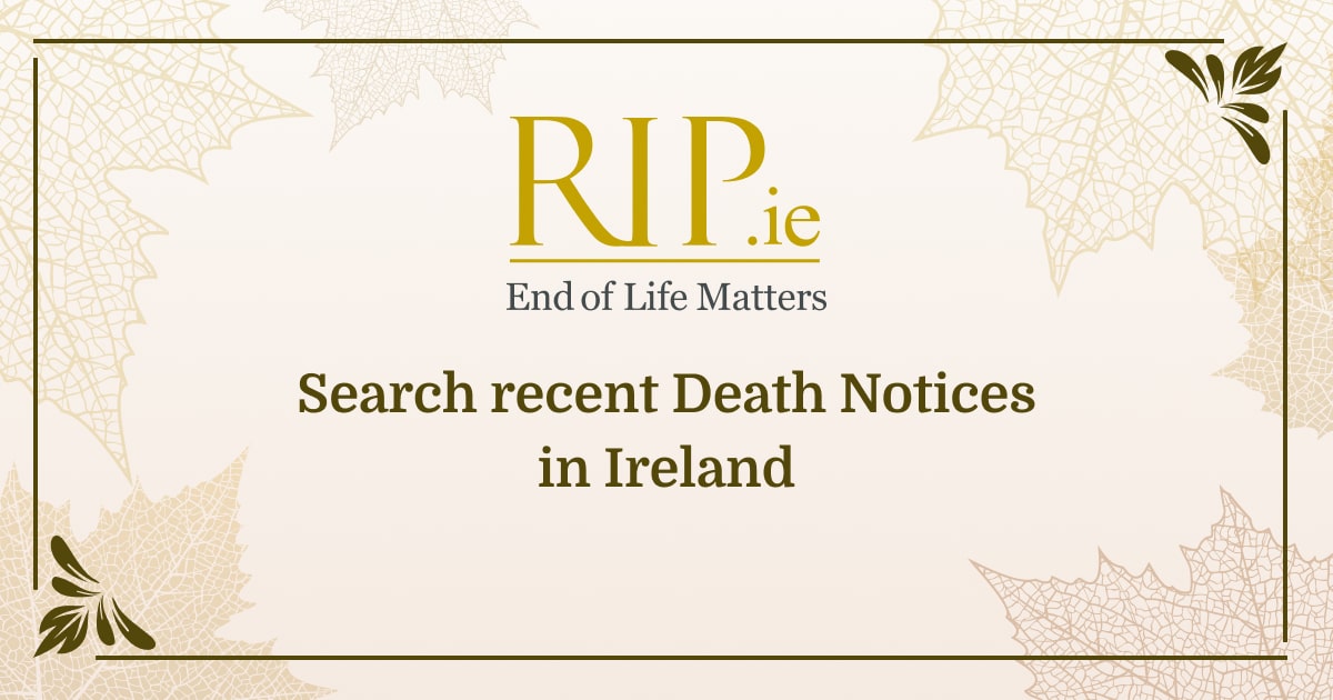 rip death notices ireland