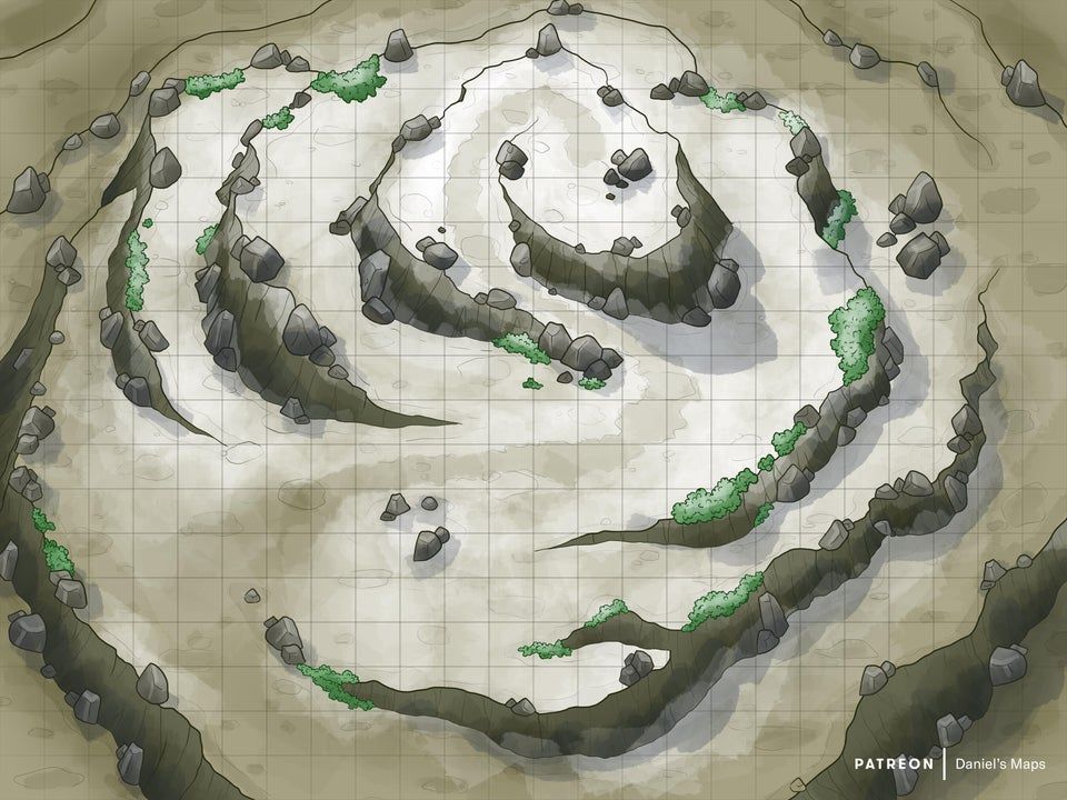 d&d map mountains