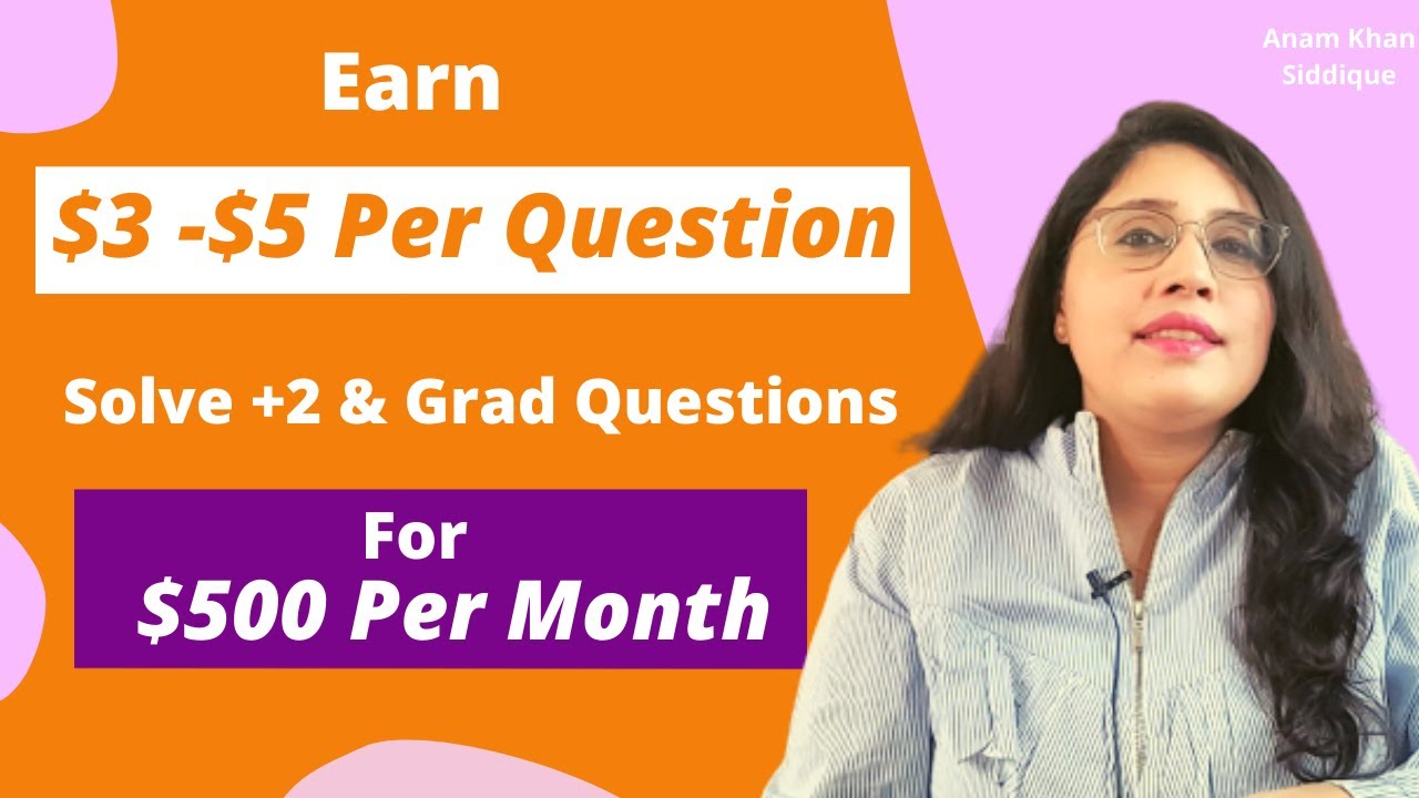 earn money by solving maths problems online in india