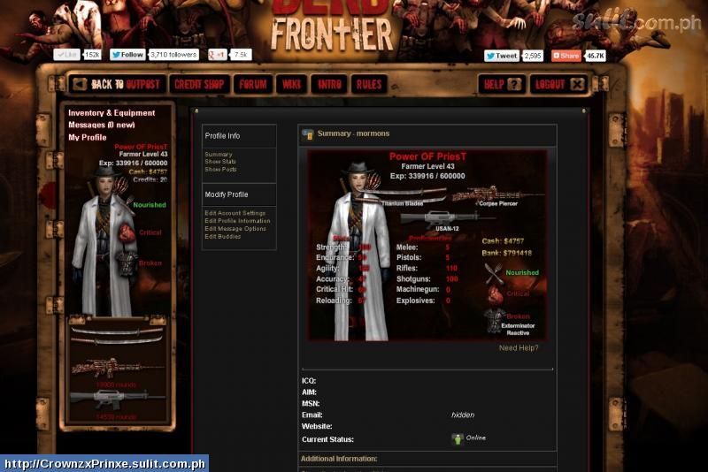 dead frontier forum