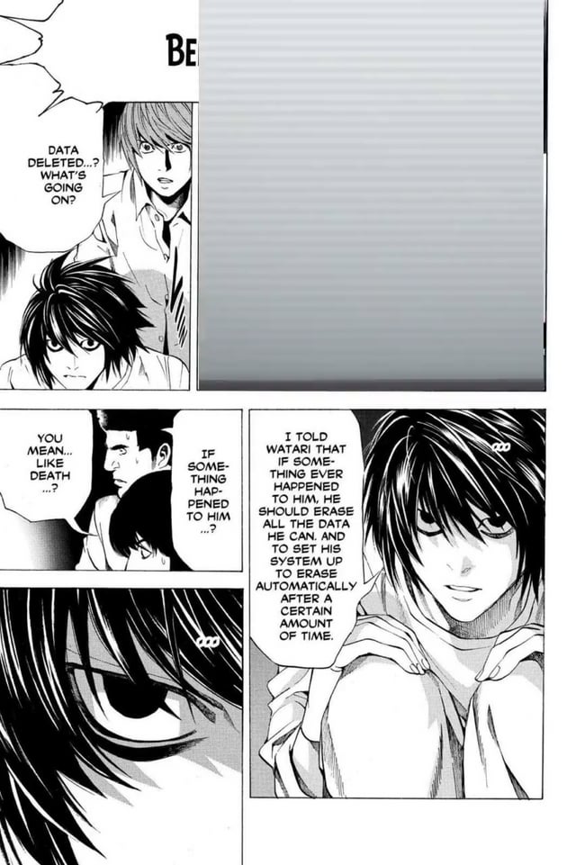 death note death of l