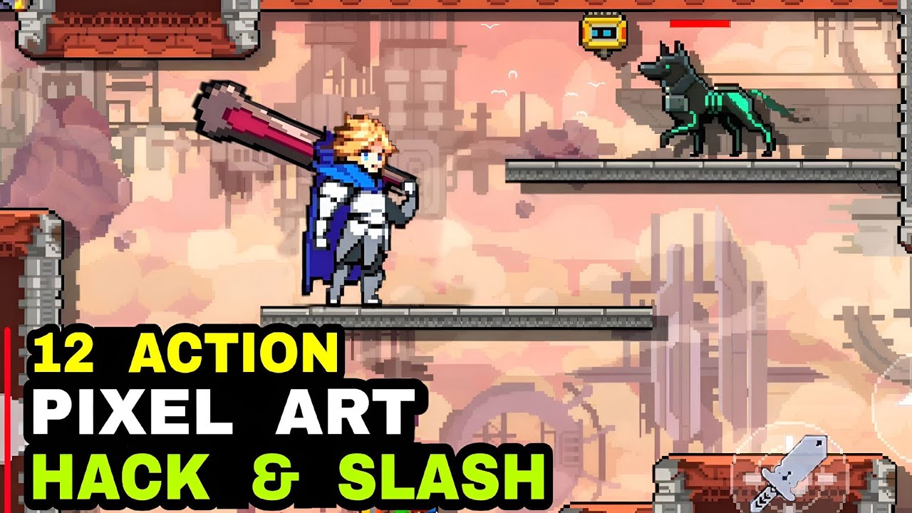 pixel art hack and slash