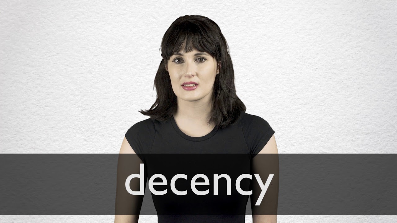 decency thesaurus