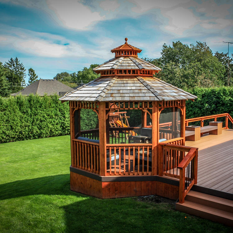 deck with gazebo ideas