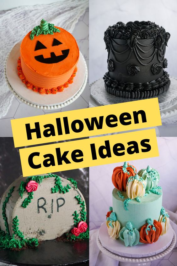 decorations for halloween cakes