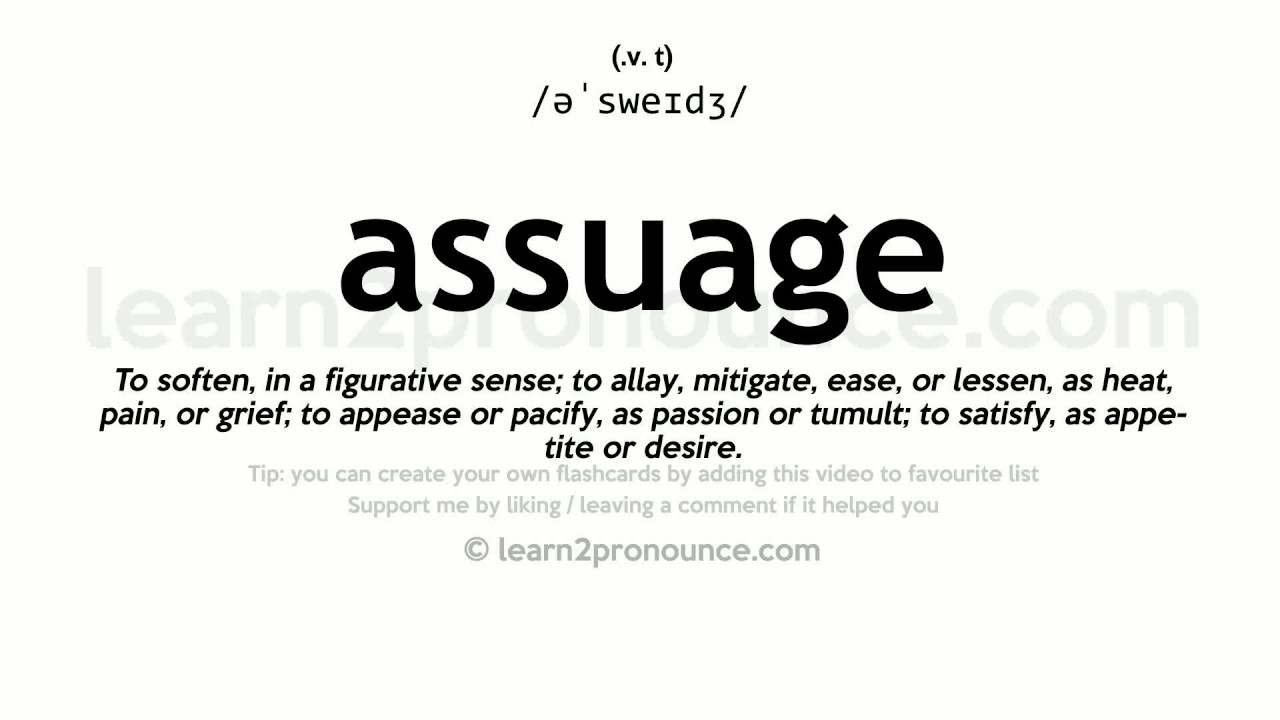 define assuage