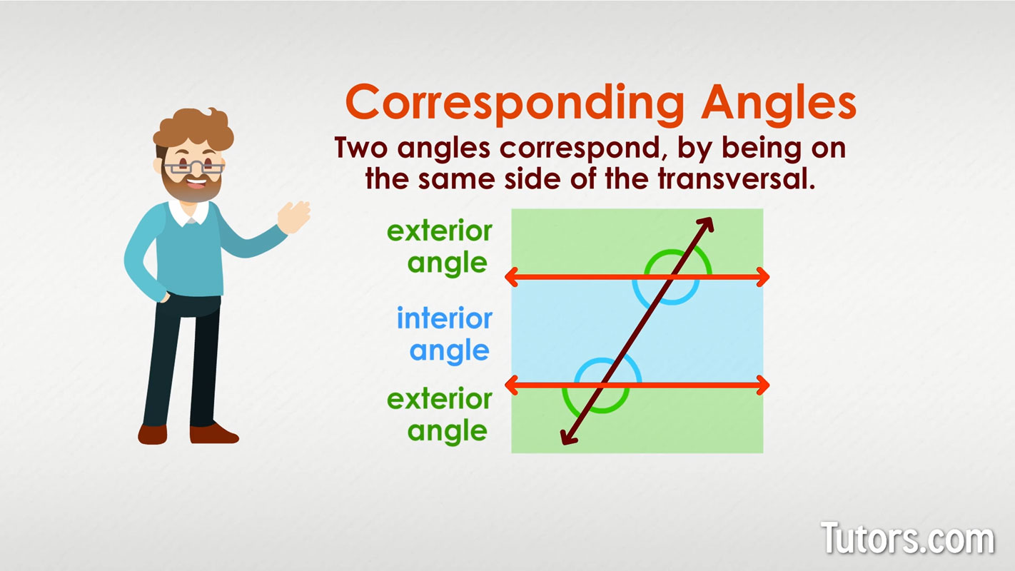 definition of corresponding angles