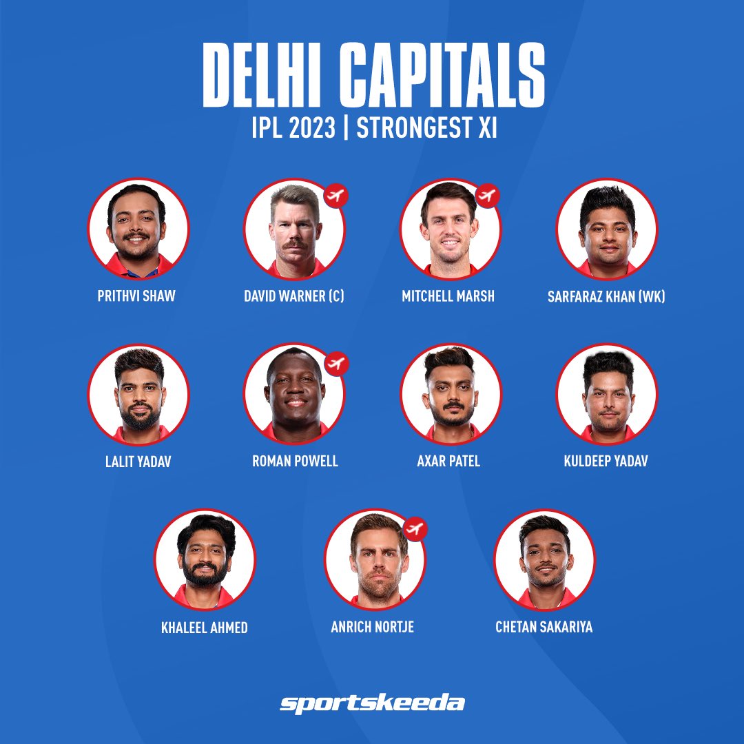 delhi capitals today playing 11