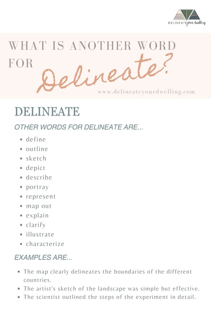 delineated meaning