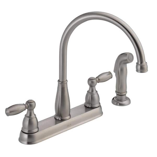 delta kitchen faucets with sprayer