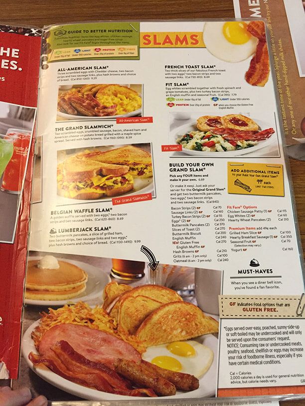 dennys menu