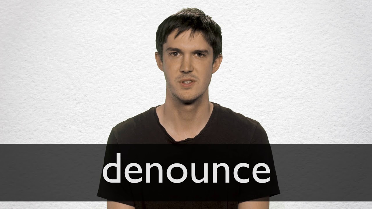 denounce synonym