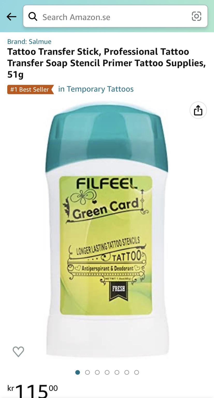 deodorant for tattoo stencil