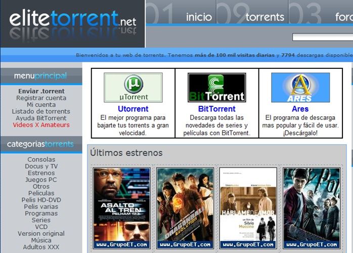 descarga peliculas elitetorrent